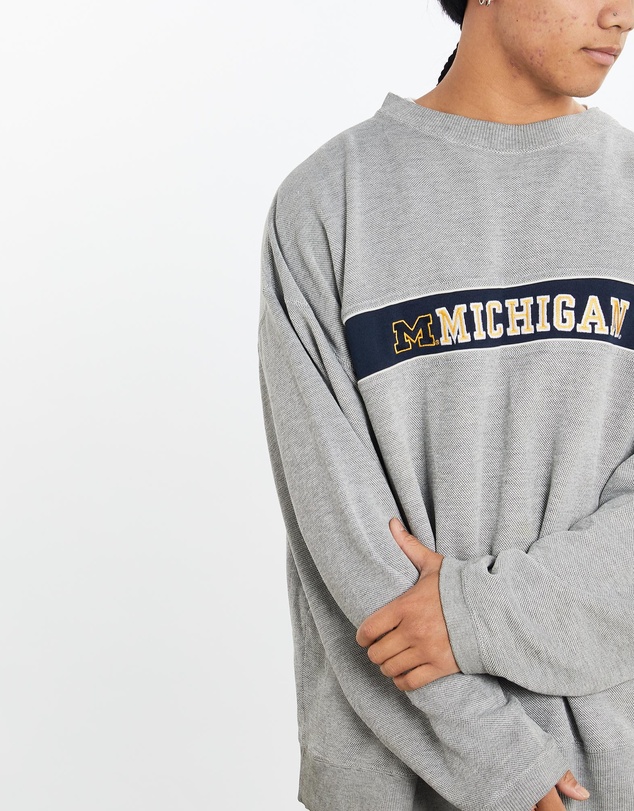 Vintage by The Real Deal - Pre Loved - Vintage 90s University of Michigan Sweatshirt