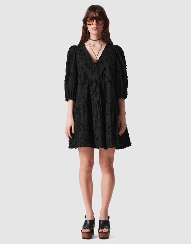 & Other Stories - Embroidered Mini Dress