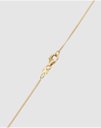 Elli Jewelry - Necklace Cloverleaf 925 Sterling Silver Gold-Plated