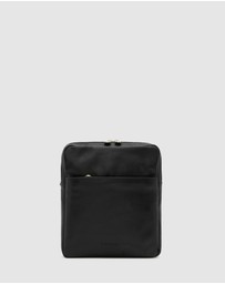 Republic of Florence - Gaius Black Leather Satchel Bag