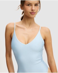 Cotton On Body - Thin Strap V-Neck Cheeky One Piece