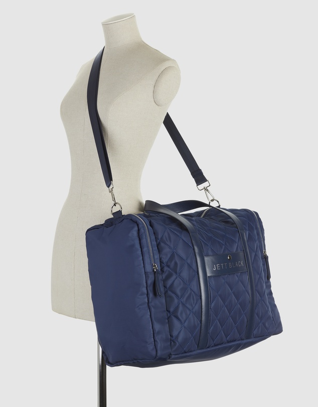 JETT BLACK - London Navy Travel Bag