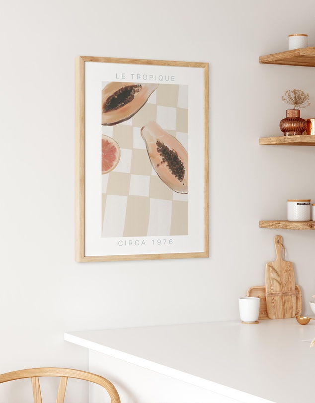 Olive et Oriel - Le Tropique Art Print