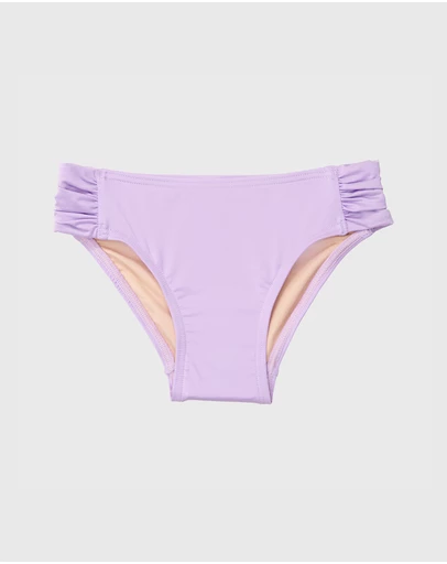 Aqua Blu Kids - Stepping Stones Gathered Side Briefs - Kids