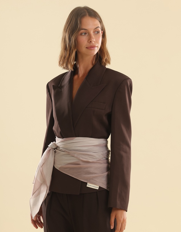 Morgan & Taylor - Evie Light-Weight Scarf in Beige