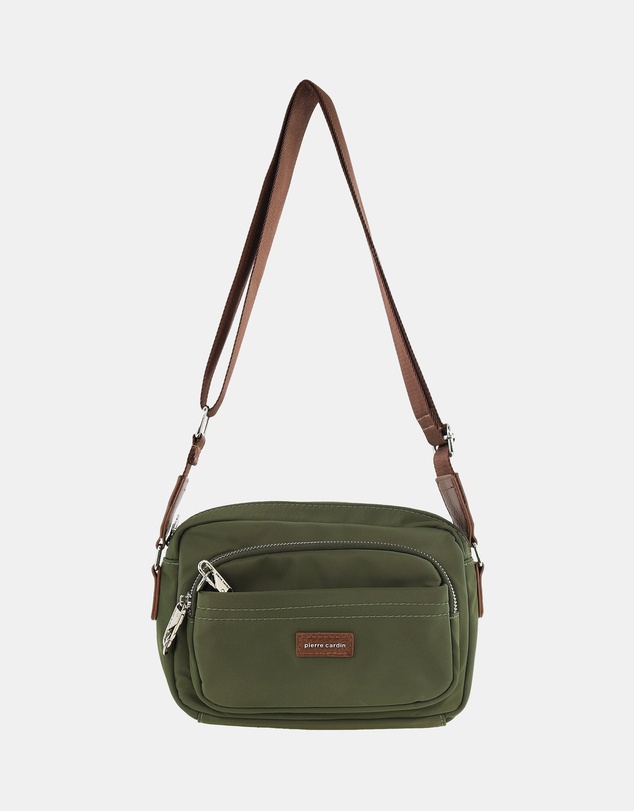 Pierre Cardin - Pierre Cardin RFID Anti-Theft Nylon Crossbody Bag