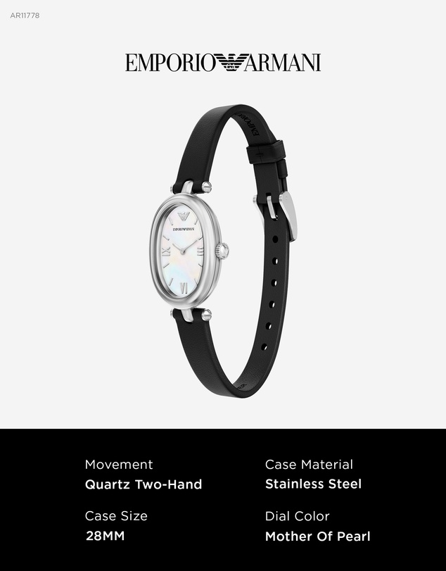 Emporio Armani - Black Analogue Watch