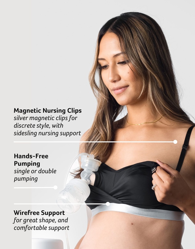 Hotmilk Maternity Lingerie - Freedom Pump Nursing Bra - Wirefree