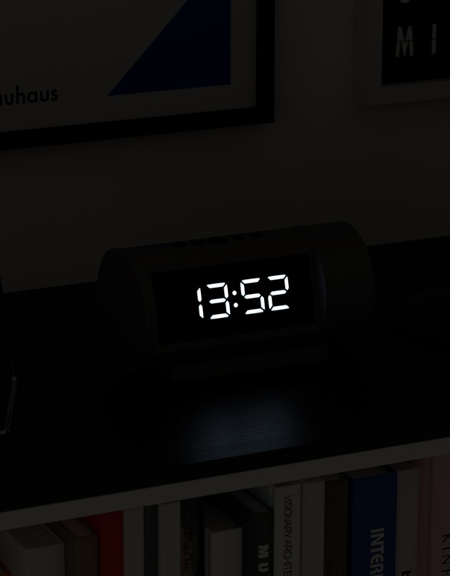 Newgate - Newgate Pil Led Alarm Clock Black