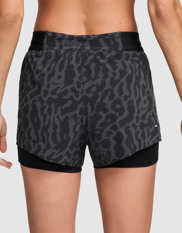 Nike - Swift Dri-FIT Mid-Rise 2-in-1 Printed Running Shorts