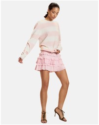 Cynthia Rowley - Ruffle Pleated Micro Skirt