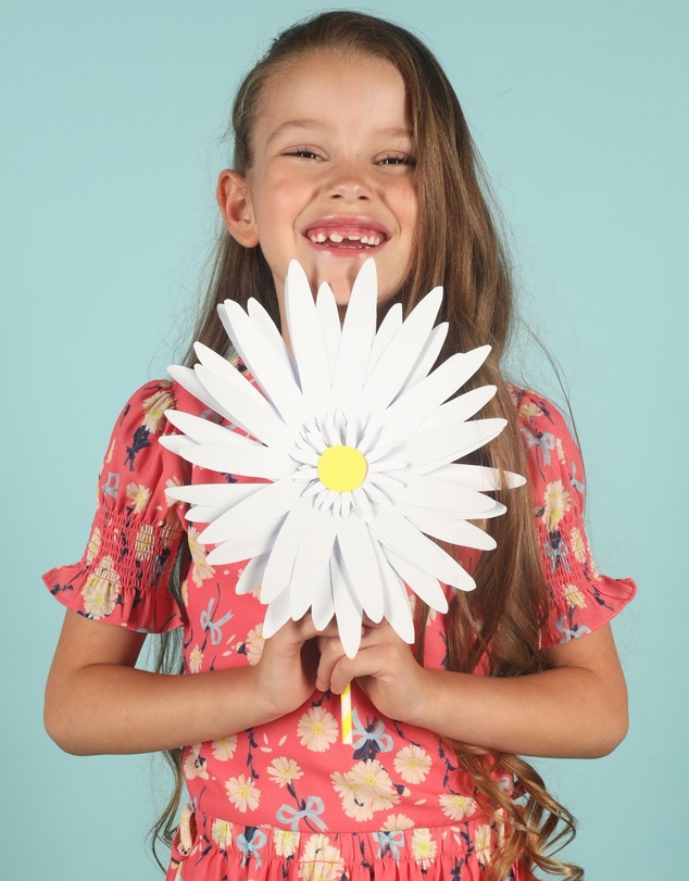 Le Chic - SUTTON Daisies & Bows Dress - Kids-Teens