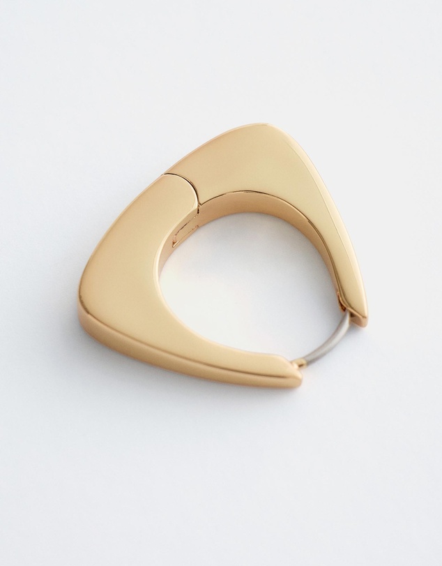 & Other Stories - Chunky Triangle Hoop Earrings