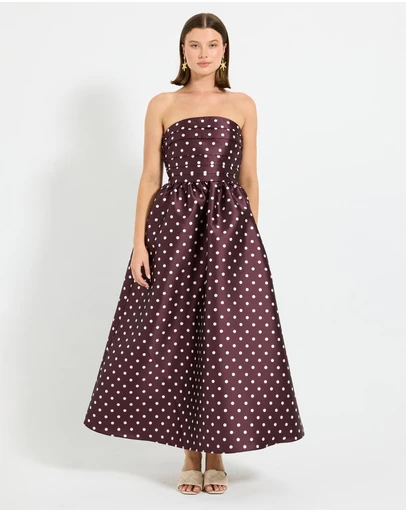Pasduchas - Alistair Strapless Midi Dress