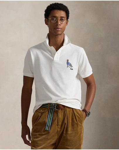 Polo Ralph Lauren - Custom Slim Fit Dog-Embroidered Polo