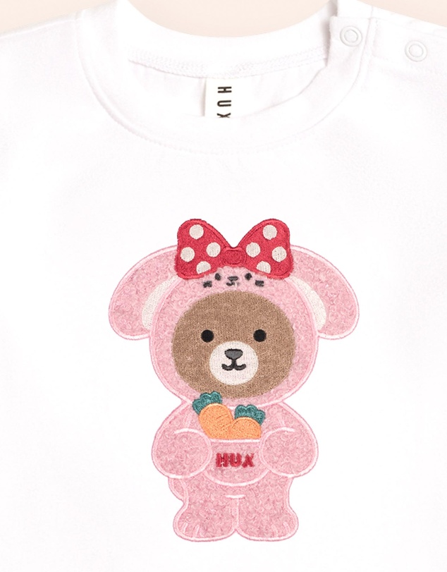 Huxbaby - Bunny Huxette Short Sleeve Tee - Babies-Kids