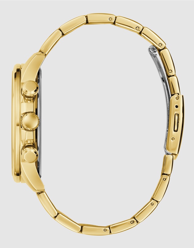 GUESS - GUESS Men's Gold Tone Multi-function Watch