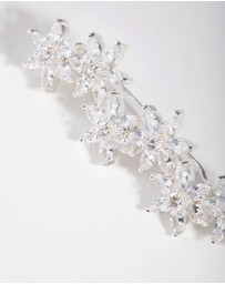 Lovisa - Silver Cubic Zirconia Flower Clip