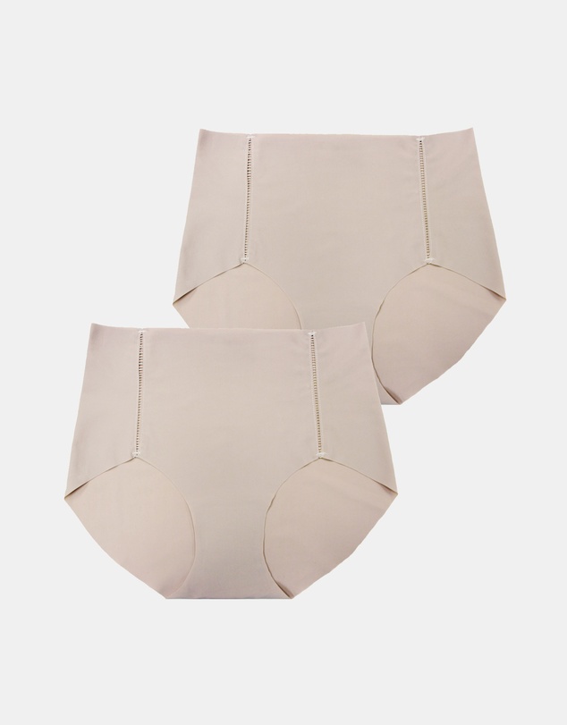 Love and Lustre - Flats High-Waisted Brief - 2 Pack