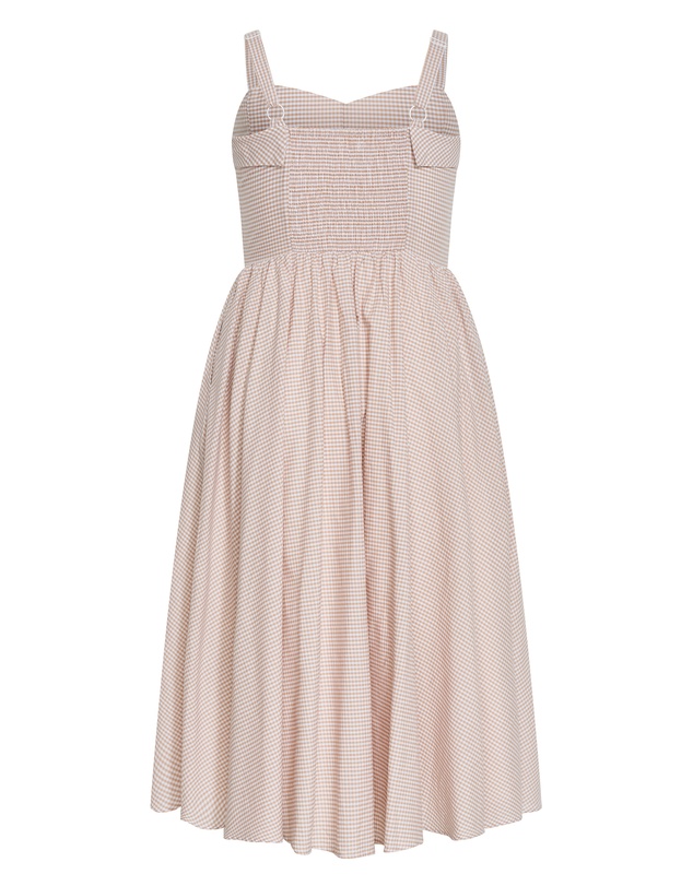 City Chic - Tessa Gingham Midi Dress