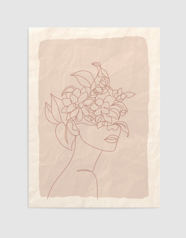 Olive et Oriel - She Blooms I Art Print