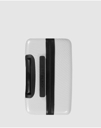 JETT BLACK - Carbon White Series Medium Suitcase