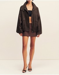 Shona Joy - Ernest Funnel Neck Bomber Jacket