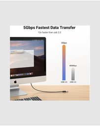 Ugreen - UGREEN 1M USB 3.0 Extender Cable 5Gbps