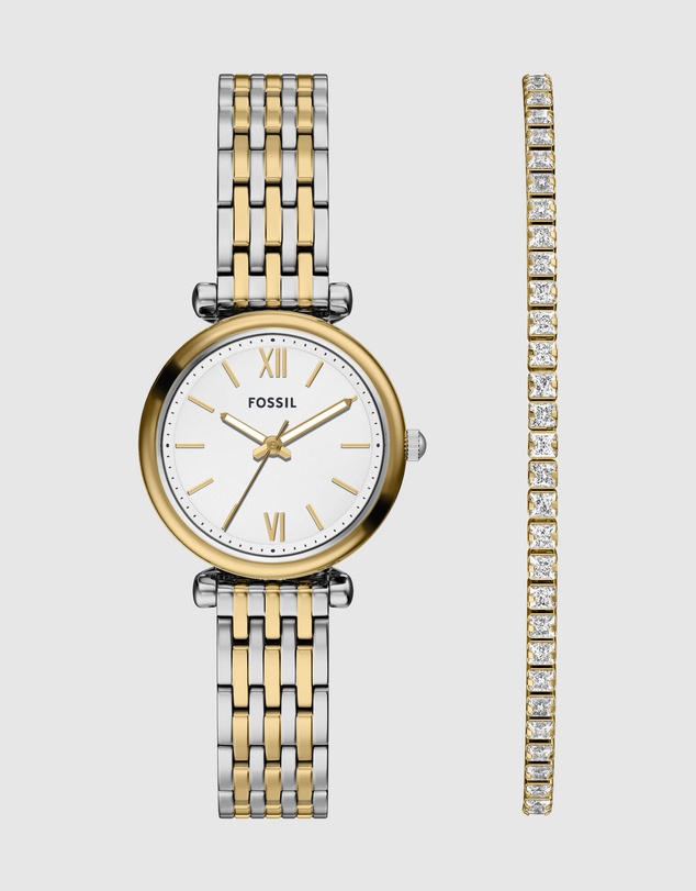 Fossil - Carlie Two Tone Analogue Watch