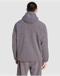adidas Originals - Borg Fleece Teamgeist 1/4 Zip Hoodie
