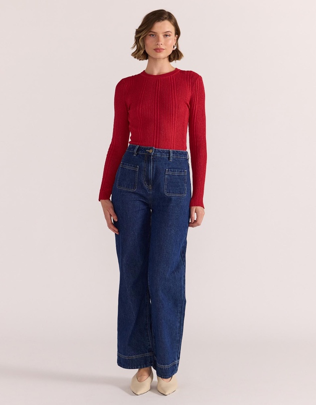 Staple the Label - Lennox Wide Leg Jeans