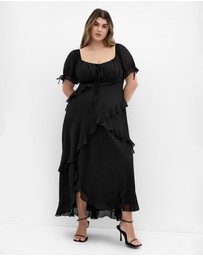 City Chic - Shayla Ruffle Maxi Dress