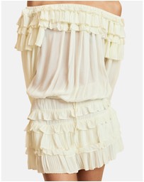Cynthia Rowley - Ruffle Pleated Micro Skirt