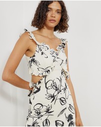 Atmos&Here - Perry Ruffle Midi Dress
