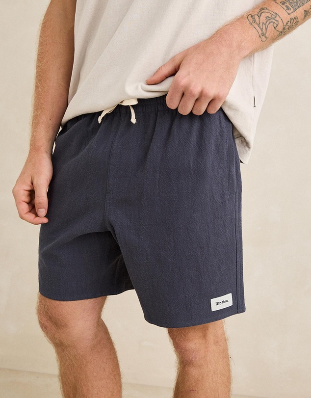 Rhythm - Textured Linen Jam Shorts