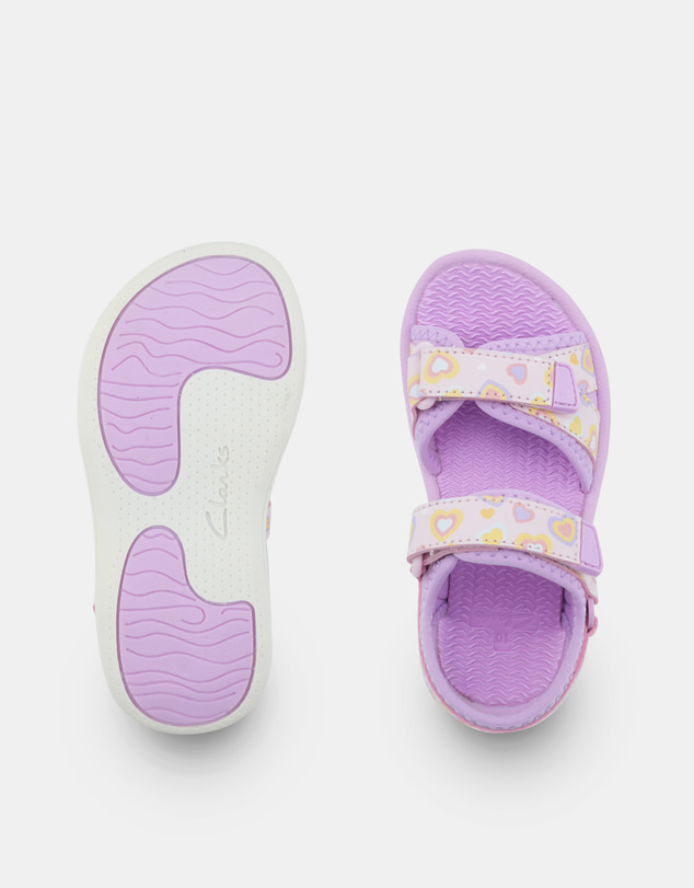 Clarks - Kendall Lilac Hearts