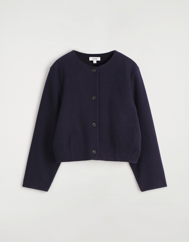 COS - Boiled Merino Wool Cardigan