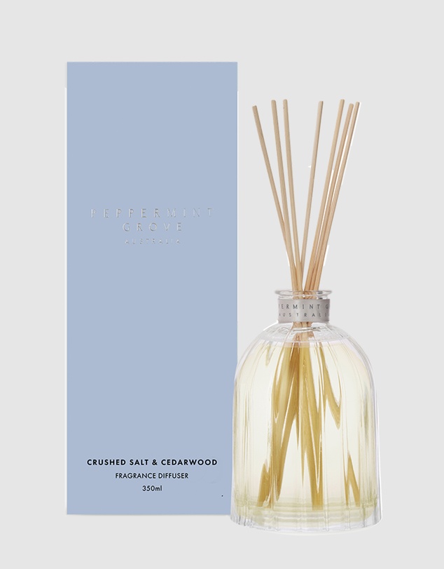 Peppermint Grove - Crushed Salt & Cedarwood Large Fragrance Diffuser - 350ml