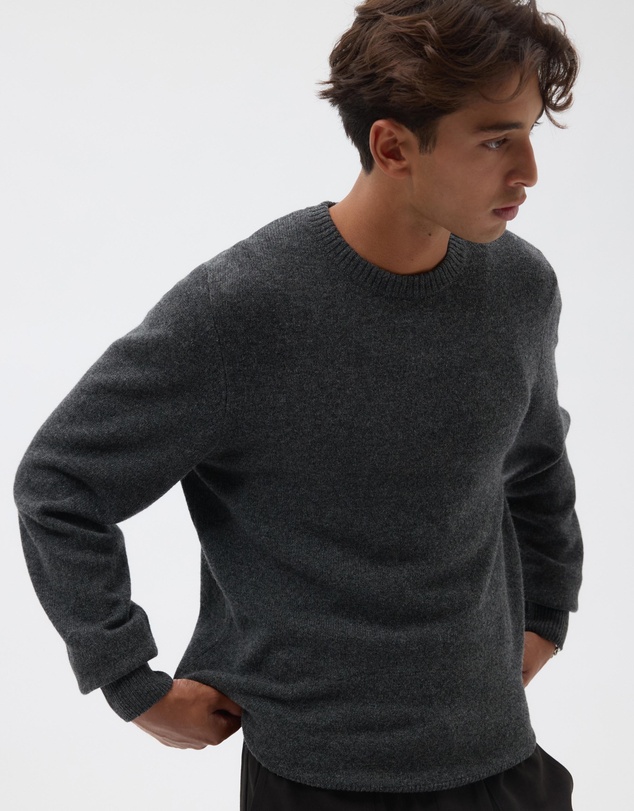 AERE - Premium Wool Crew Neck Knit Jumper