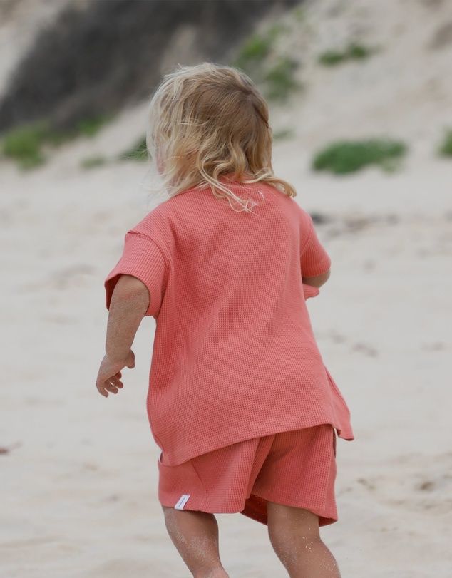 All Fenix - Mini Waffle Tee - Babies-Kids