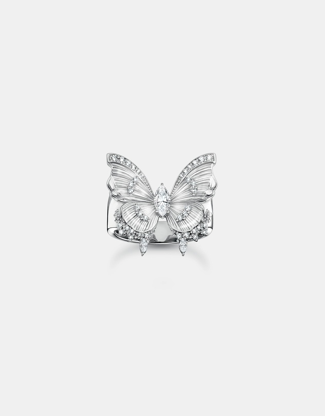 THOMAS SABO - THOMAS SABO Butterfly Paradise Cocktail Ring in Silver