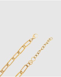 Nialaya Jewellery - Gold Link Chain Necklace