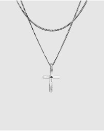 Haze & Glory - ICONIC EXCLUSIVE - Necklace Cross Pendant Layer in 925 Sterling Silver