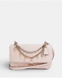 GUESS - Pink Libby Flap Crossbody Bag