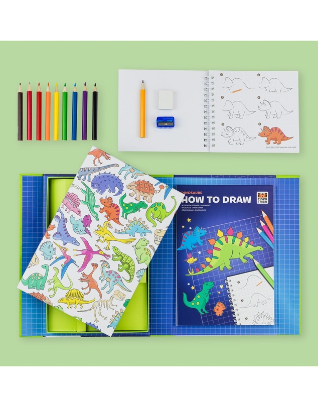 Tiger Tribe - How to Draw - Dinosaurs