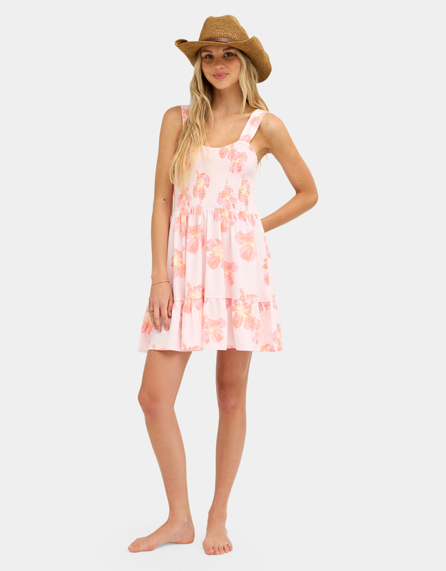 Roxy - Womens Floral Rain Mini Dress