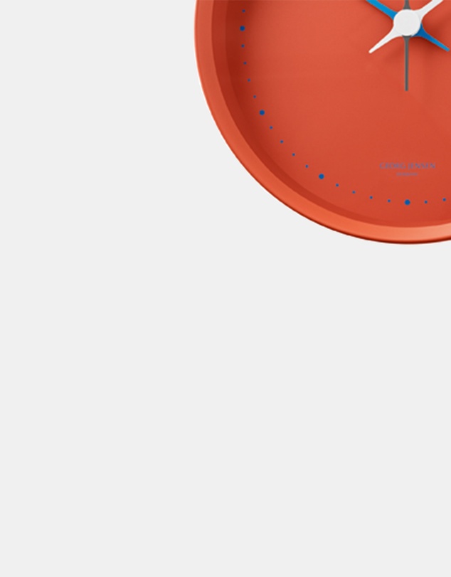 Georg Jensen - Koppel Wall Clock, Red