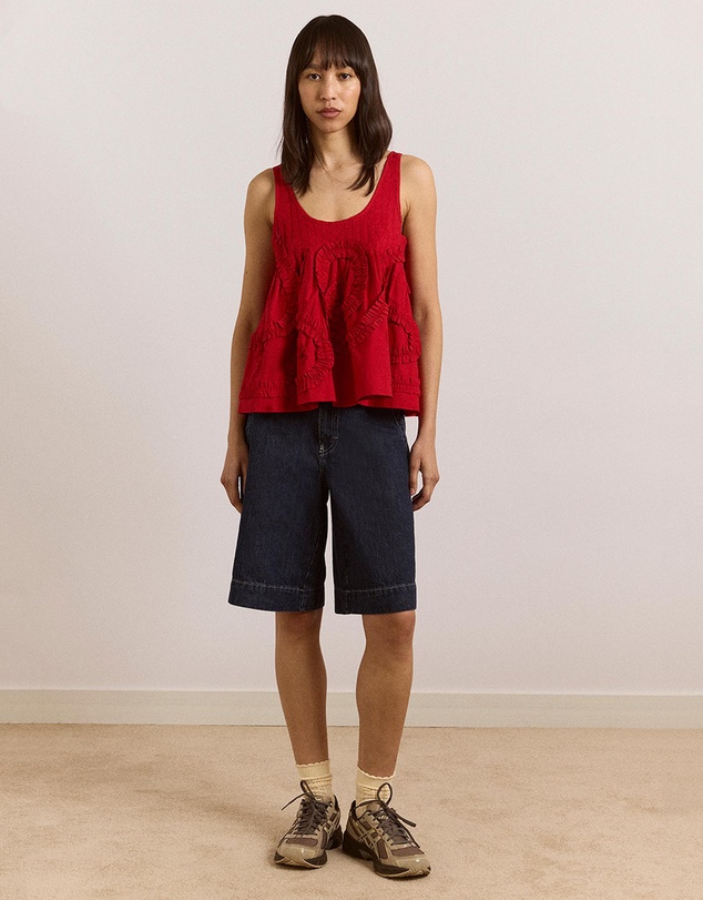 Damson Madder - Stella Ruffle Cami