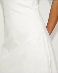 Dazie - Nora Linen Blend Midi Dress