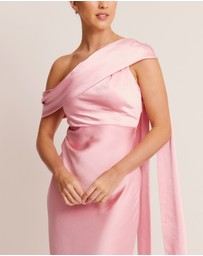 Six Stories - Drape One Shoulder Bridesmaid Dress